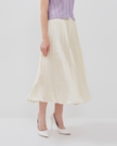 Keala Skirt - Shimmer Satin Fabric