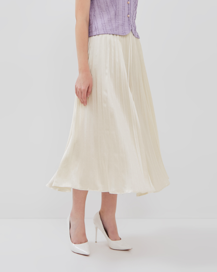 Keala Skirt - Shimmer Satin Fabric