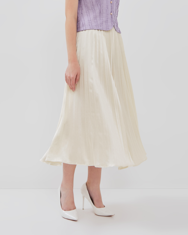 Keala Skirt - Shimmer Satin Fabric