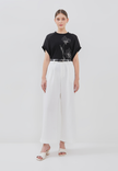 Viali Top - Floral-embellishment Accessories
