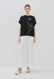Viali Top - Floral-embellishment Accessories