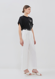 Viali Top - Floral-embellishment Accessories