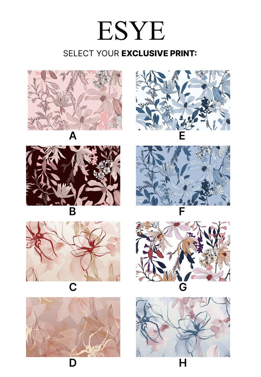 Kerly Outer - Floral Ombre Customize Print Outerwear (Pre-Order)