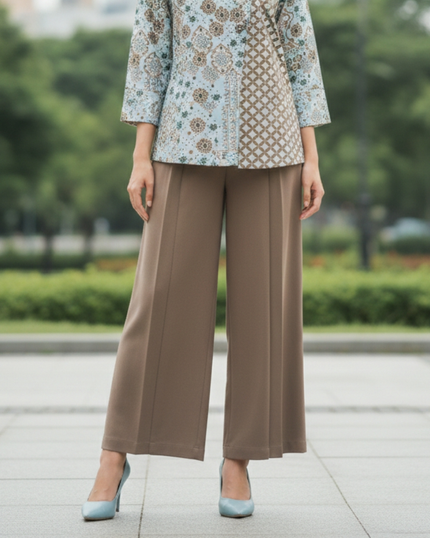 Zanel Pants - Long Wide Pleats Pants (Pre-Order)