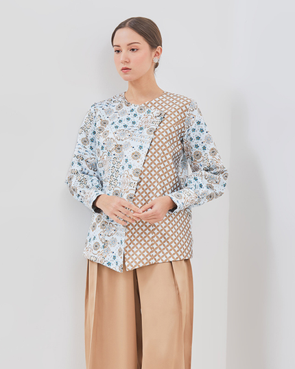 Zanel Top - Ethnic Flower Loose Top (Pre-Order)