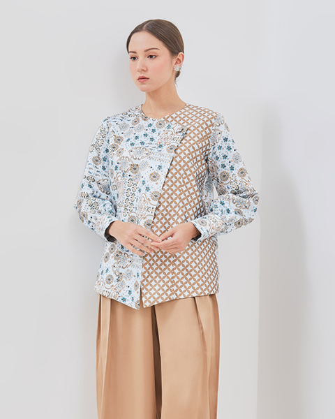 Zanel Top - Ethnic Flower Loose Top (Pre-Order)