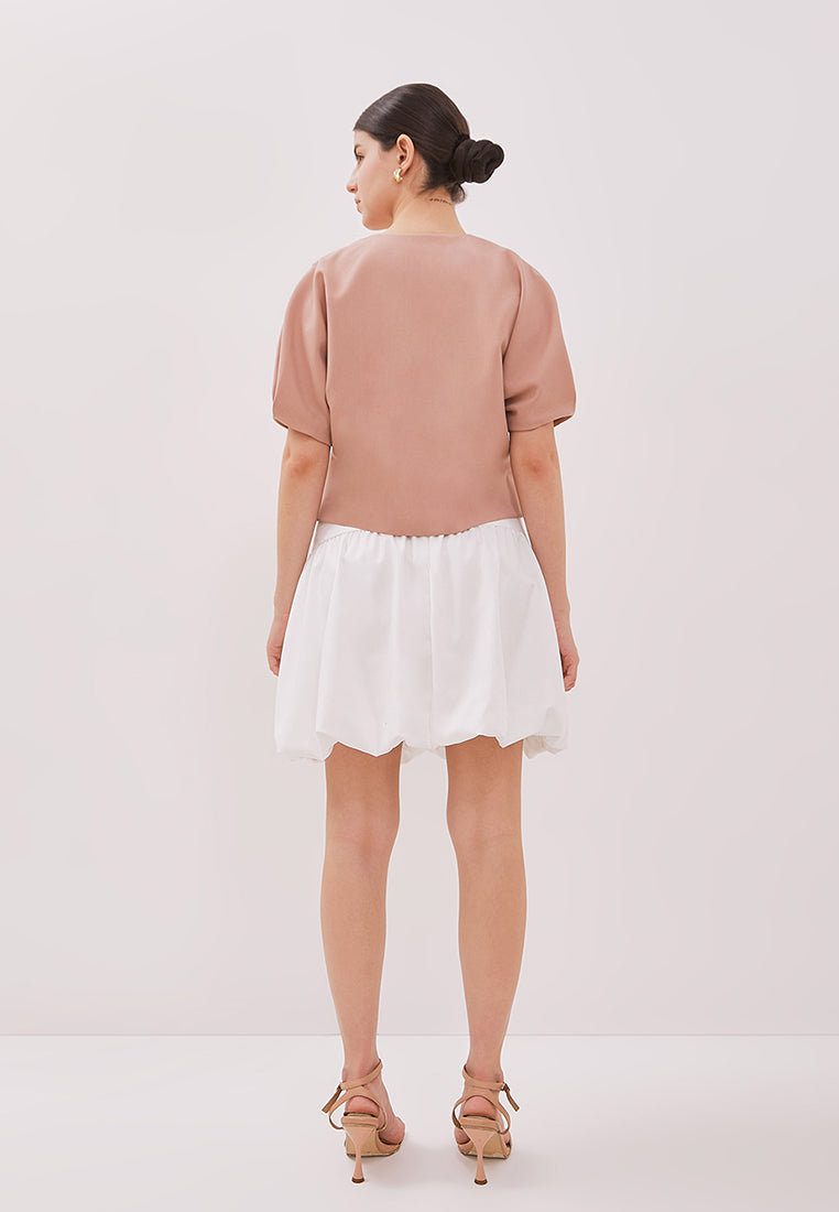 Polly Skirt - Mini Bubble Cotton Skirt