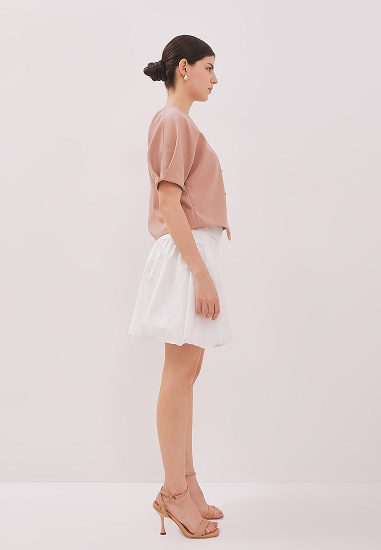 Polly Skirt - Mini Bubble Cotton Skirt
