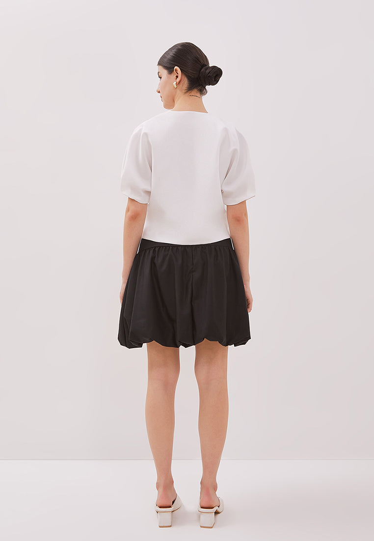 Polly Skirt - Mini Bubble Cotton Skirt