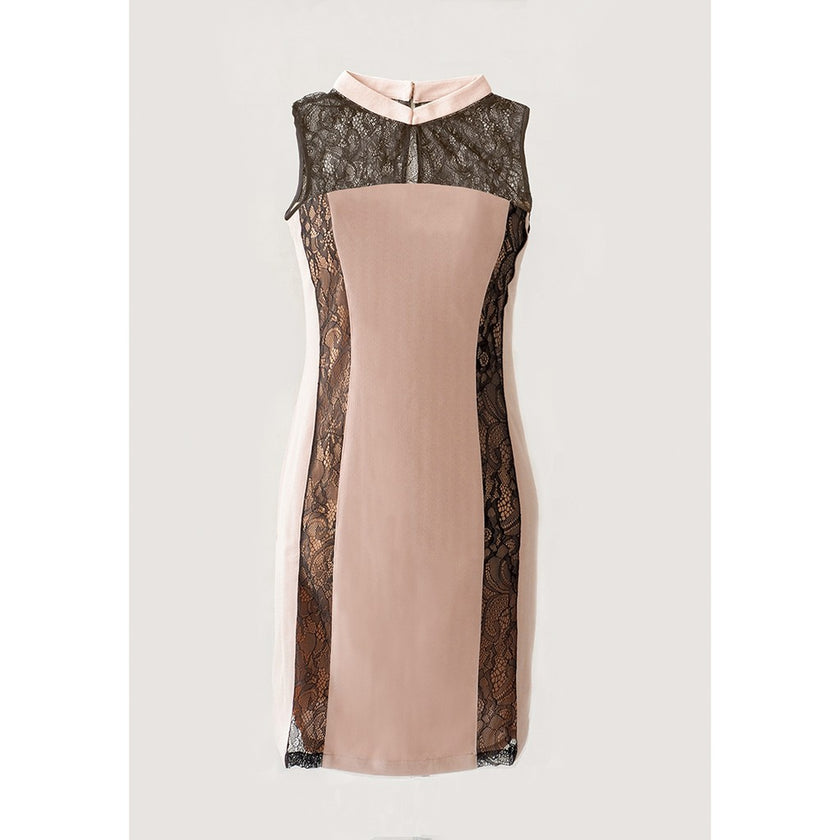 Tiffany Cheongsam Dress - Fitted Lace Dress