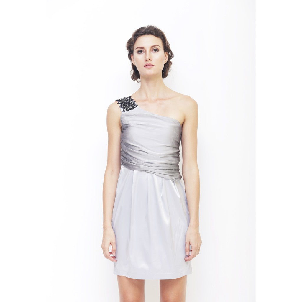 Toga Shift Dress - Bodycon Asymmetrical Dress