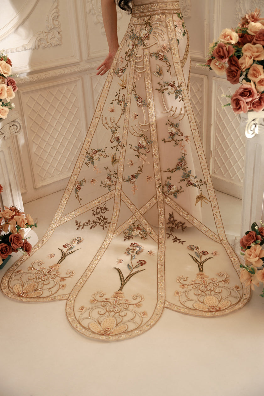 Elora Sangjit Dress (Rent)