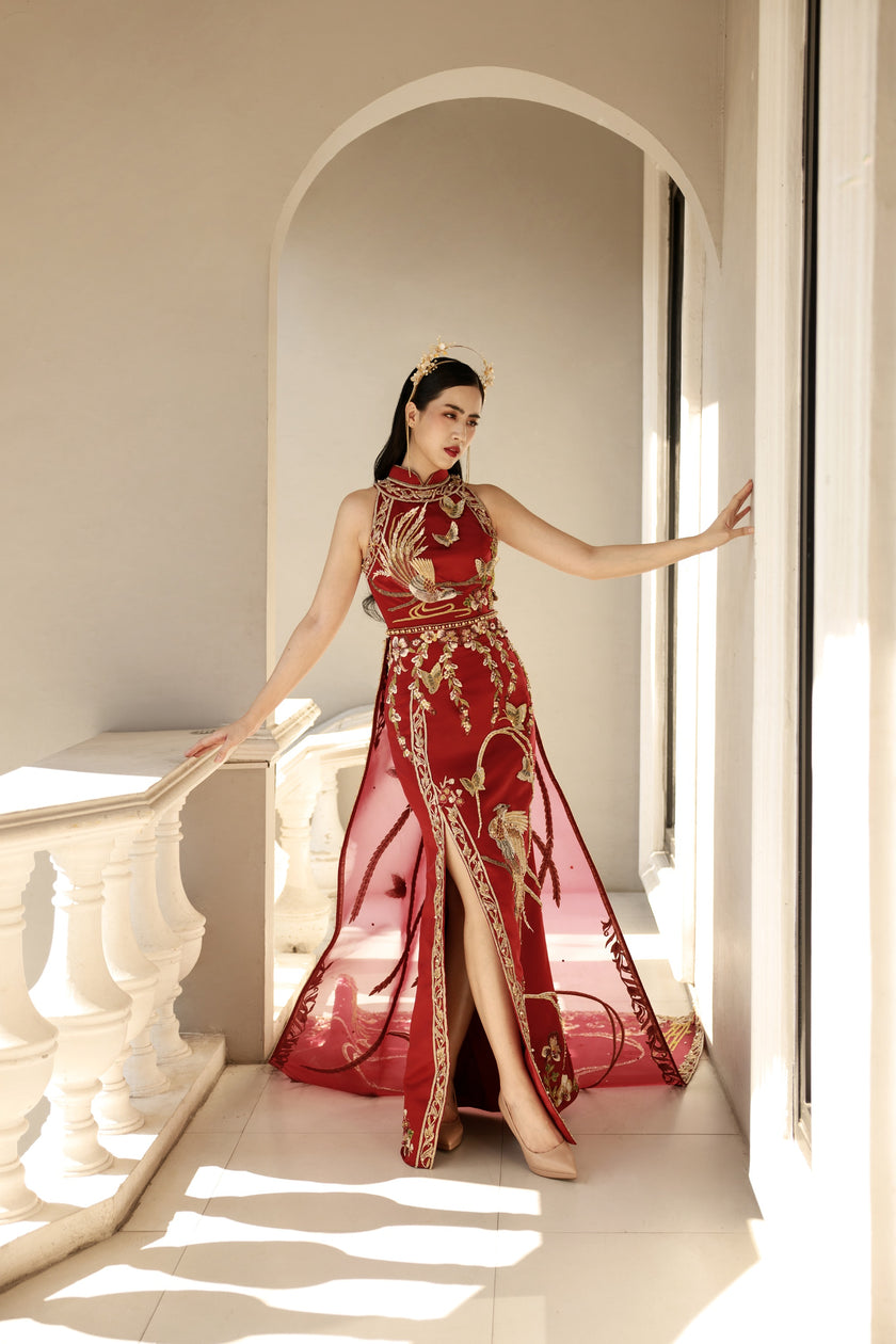 Ella Sangjit Dress (Rent)