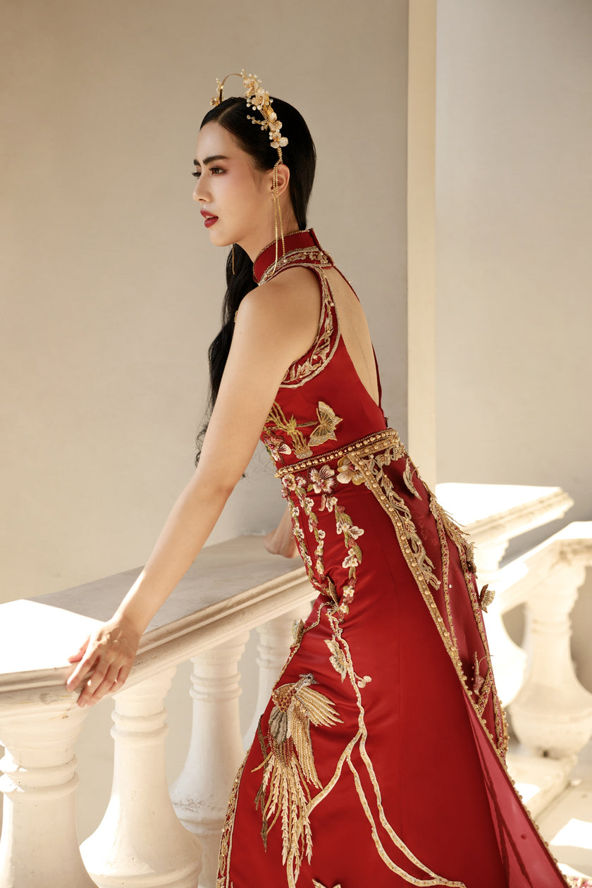 Ella Sangjit Dress (Rent)