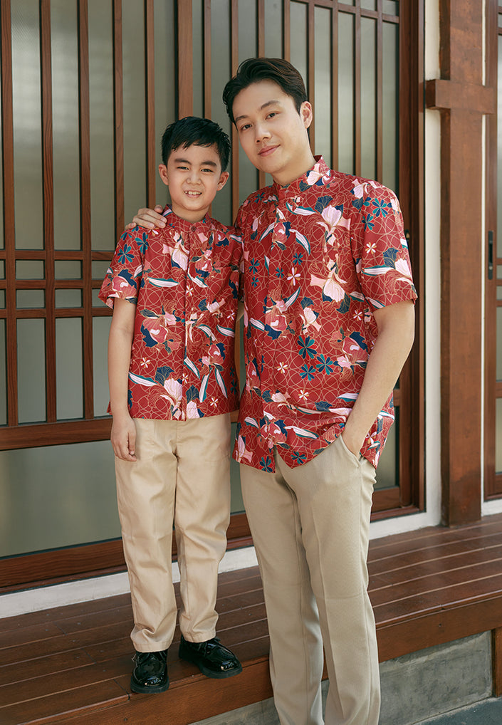 Avenly Gent Shirt - Men Ethnic Floral Shirt (Pre-Order)