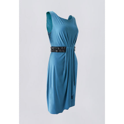 Knit Cascade Dress - Sleeveless Cascade Dress