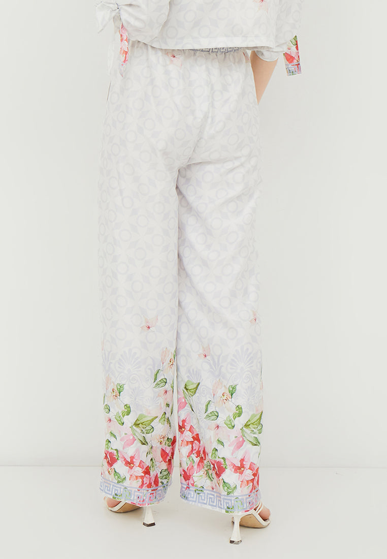 Lois Print Pants Blue ( Pre-Order )