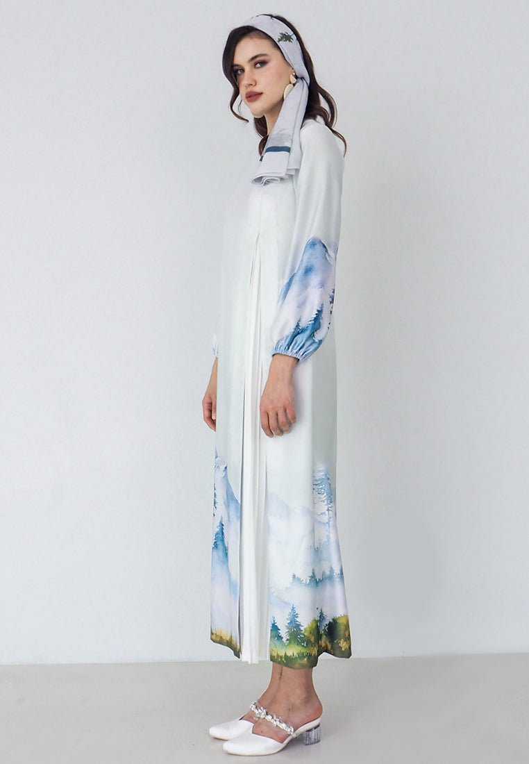 Marrie Print Long Dress ( Pre-Order )
