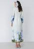 Marrie Print Long Dress Green ( Pre-Order )