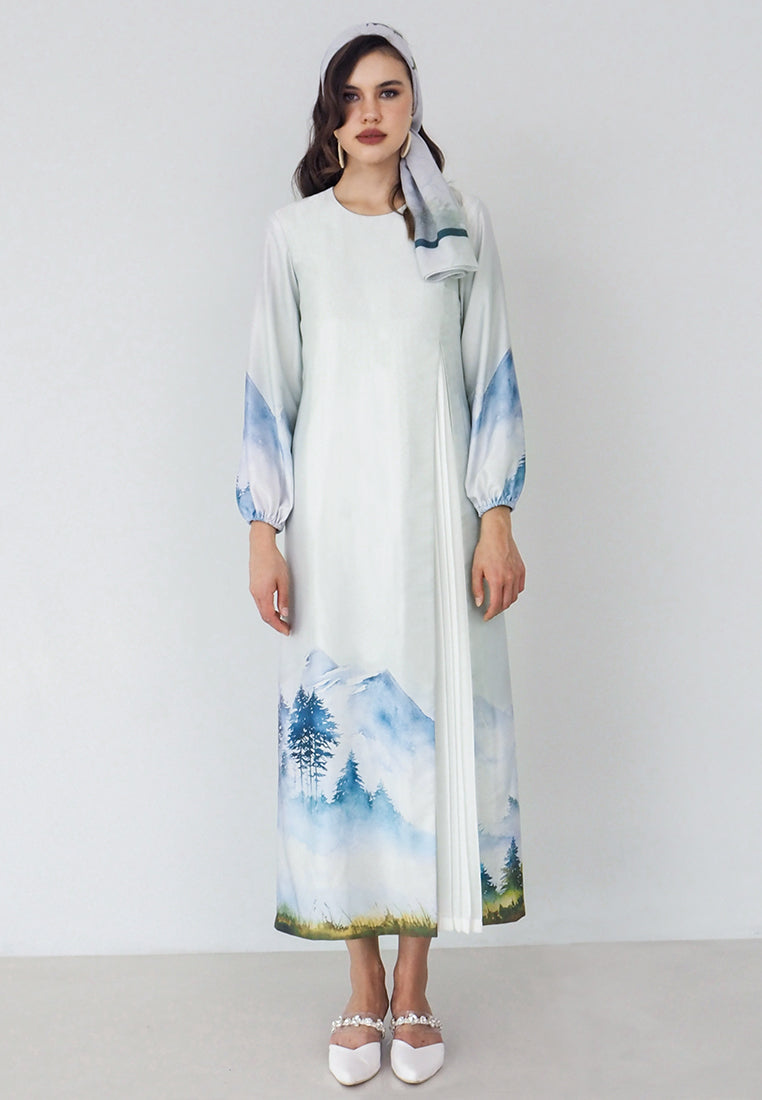 Marrie Print Long Dress ( Pre-Order )