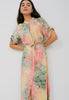 Ophelia Dress Peach/Green (Pre-Order)