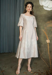 Poppy Dress Beige ( Pre- Order )