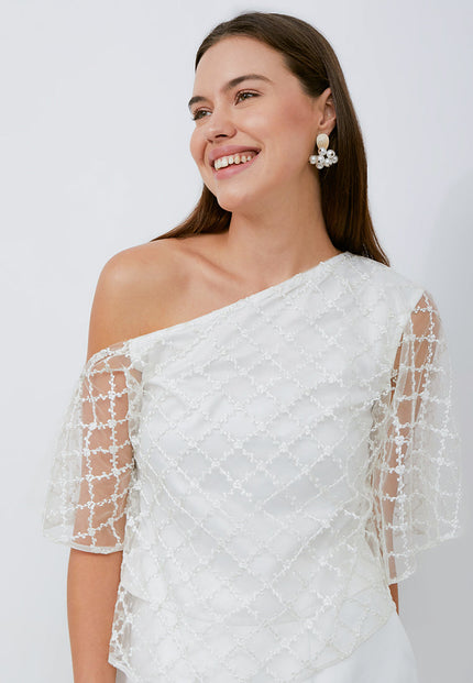 Quinn Lace Top White ( Pre- Order )