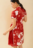 Raven Cheongsam Dress Red (Pre-Order)