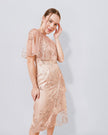 Severine Dress Rose Gold (Pre-Order)