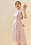 Sierra Cheongsam Dress Pink