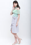 Vana Cheongsam Top Green