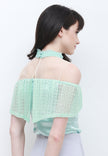 Vana Cheongsam Top Green