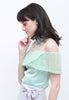 Vana Cheongsam Top Green